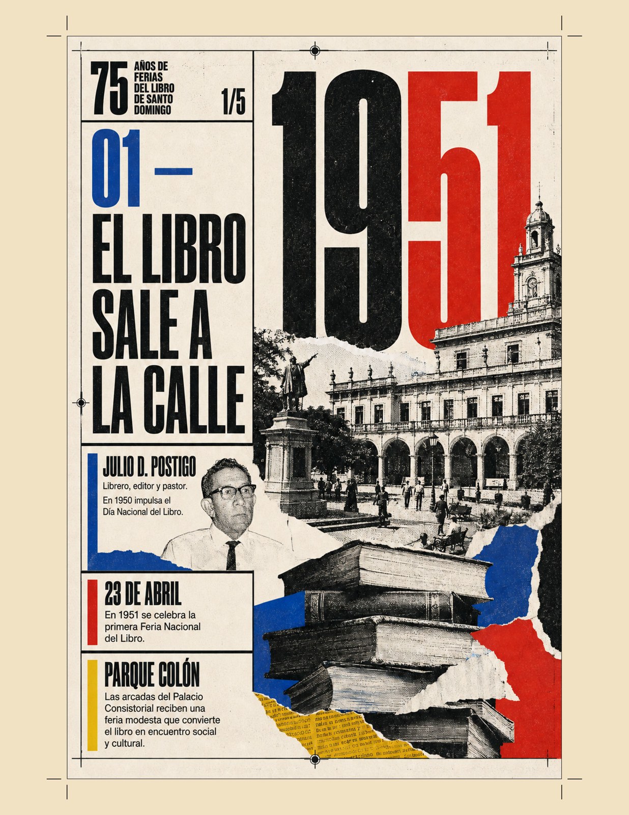 Cartel 01: El libro sale a la calle, 1951