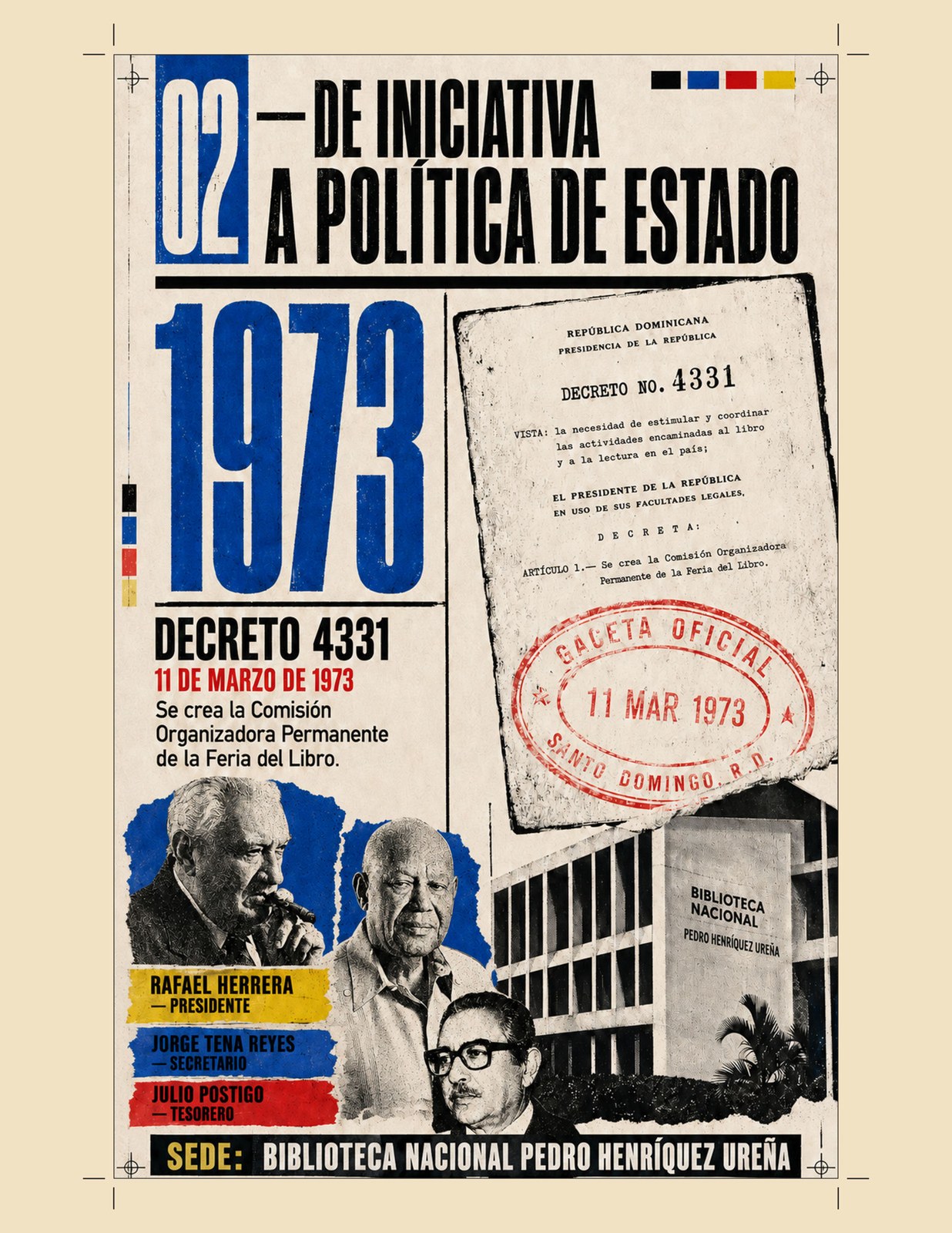 Cartel 02: De iniciativa a política de Estado, 1973
